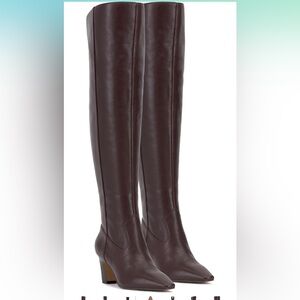 Vince Camuto “Shalie” Over the Knee Boot Espresso Brown